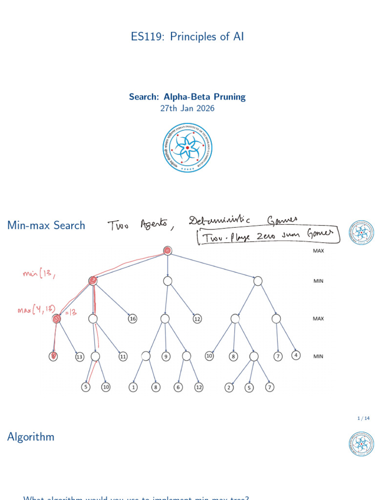 Annotated_Lecture7_alphabeta | PDF | Algorithms | Computer Science