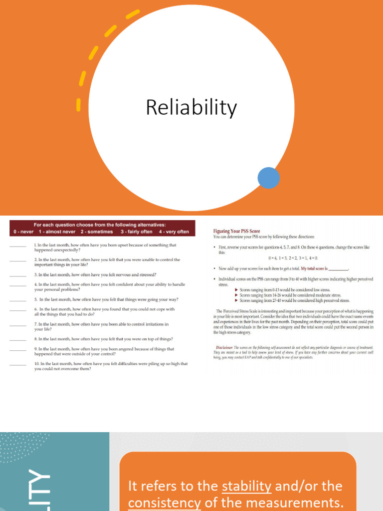 Reliability (1) | PDF | Quantitative Research | Applied Mathematics