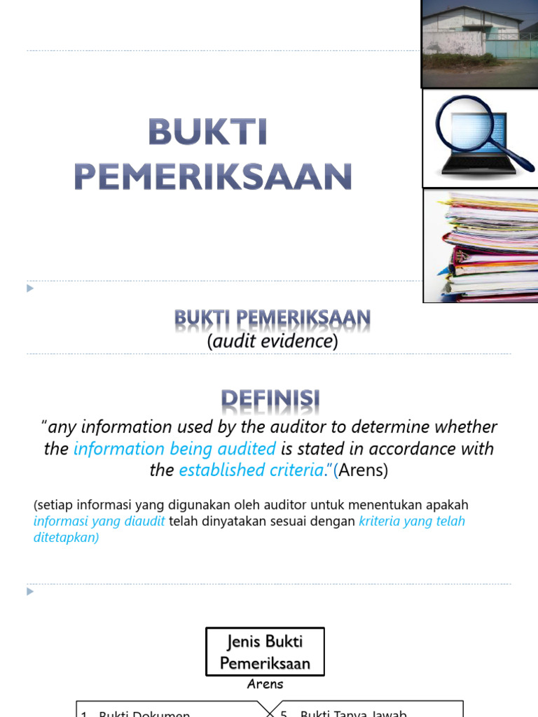 4. Bukti Pemeriksaan dan Alat Bukti Pengadilan Pajak | PDF