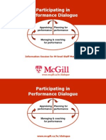 Participating in Performance Dialogue: Appraising Performance Planning For Performance