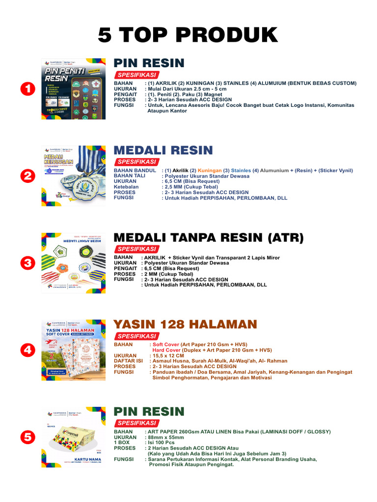 5 Top Produk | PDF