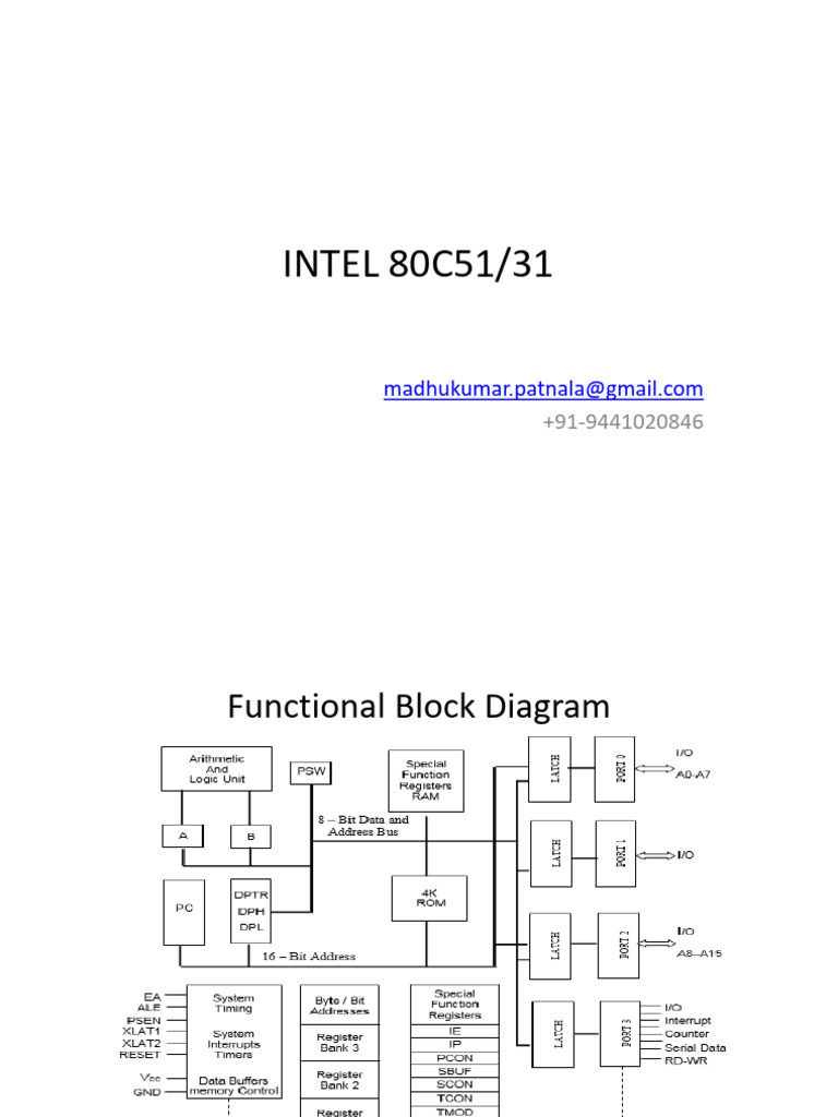 Intel 80C51 - 31 | PDF