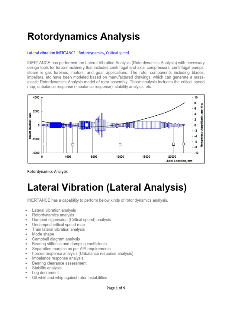 Basic Rotordynamics Analysis | PDF | Mechanical Engineering | Mechanics