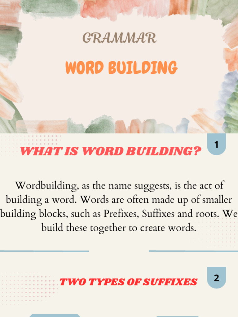 Word Building | PDF