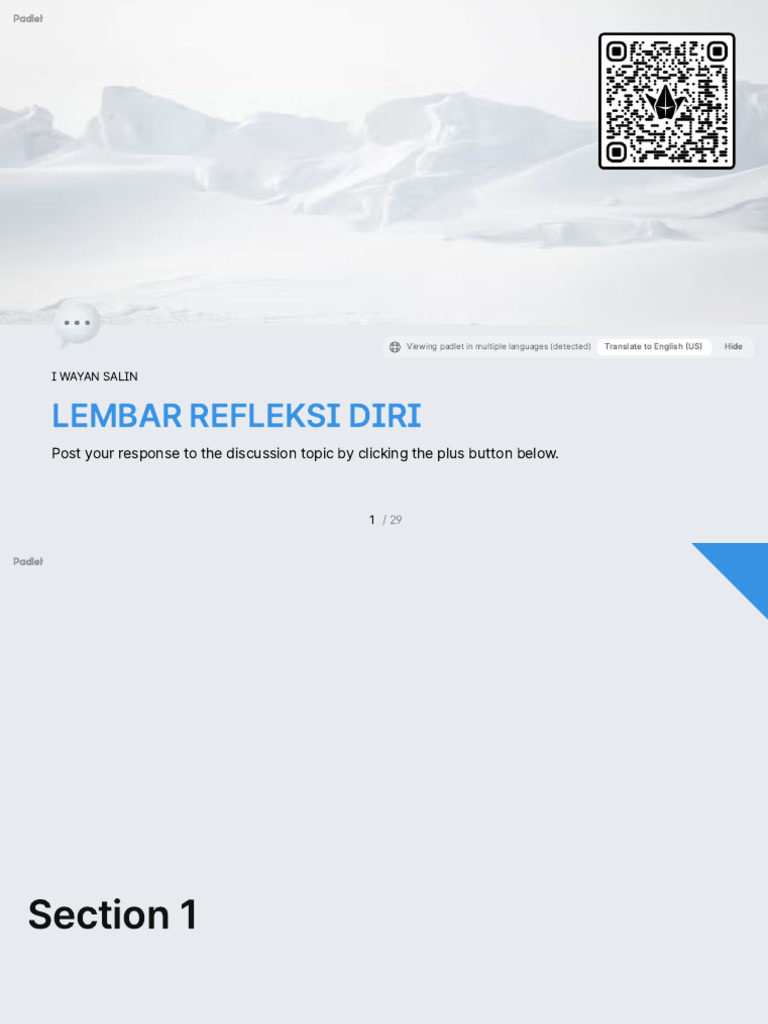 Lembar Refleksi Diri | PDF