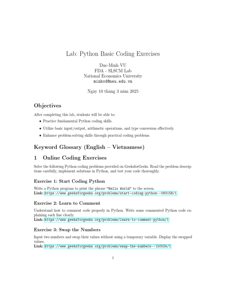Lab-2.6. Coding Assignments | PDF | Area | Python (Programming Language)