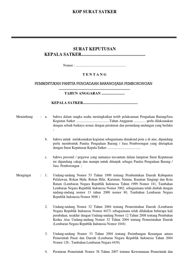 Contoh Surat Undangan Untuk Bupati - Surat F