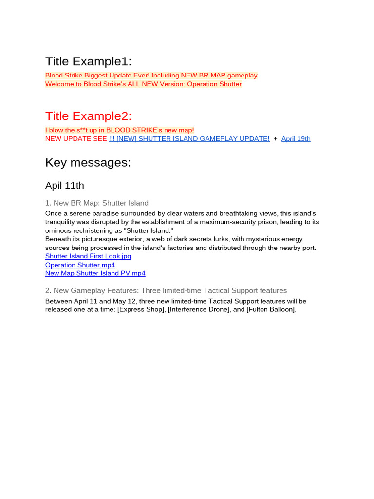 New Map Brief (0415 Update) | PDF | Unmanned Aerial Vehicle