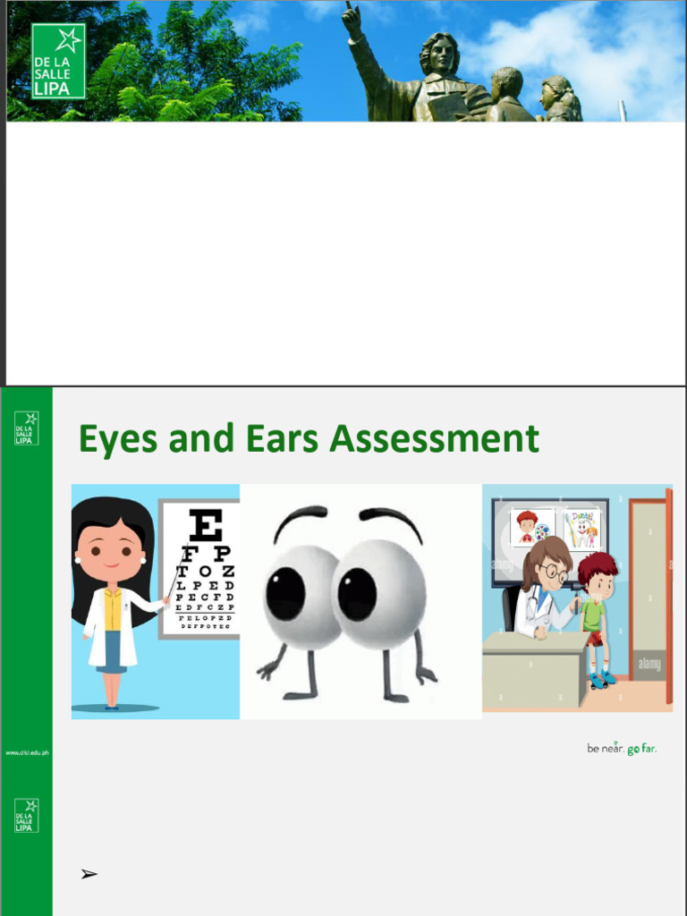 NCM101RLE Assessment of Eyes and Ears | PDF | Ear | Eye