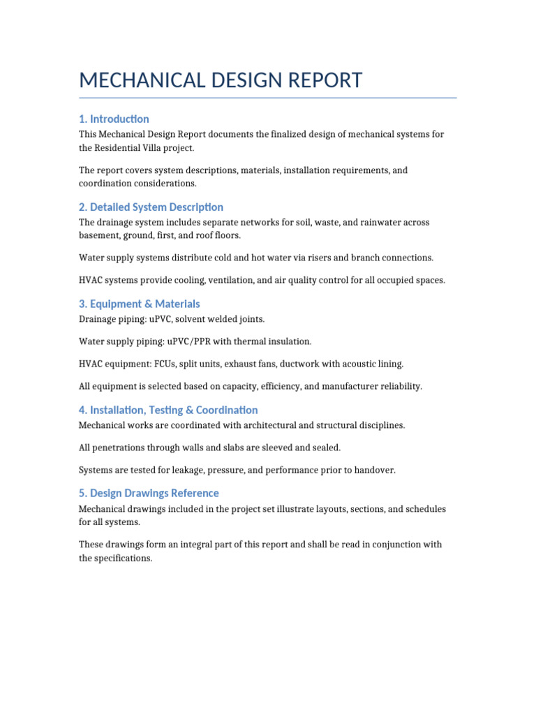 Mechanical Design Report Expanded | PDF