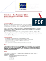 Academy 2012 Invitation EN