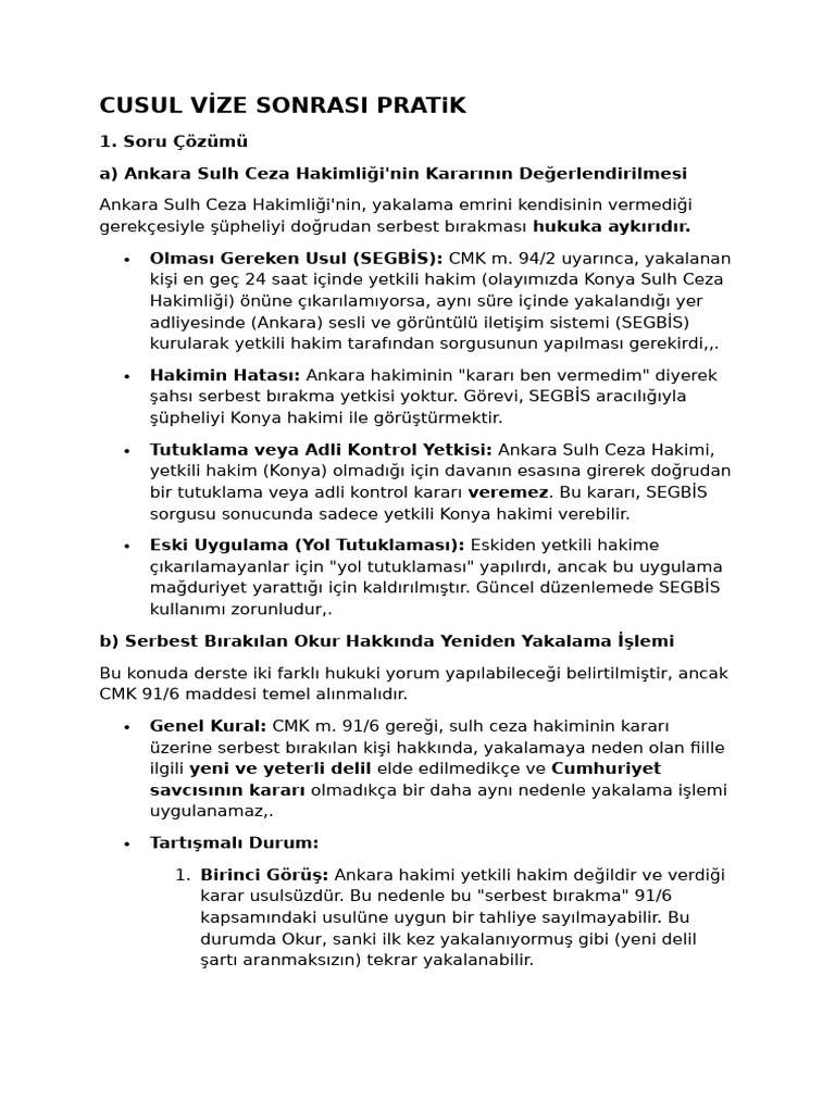 Cusul VS 1. Prati̇k | PDF
