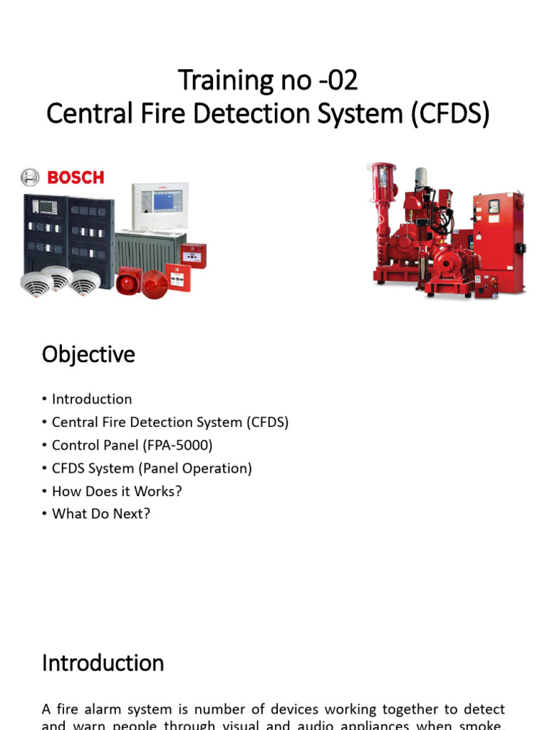 Central Fire Detection & Protection System Training C-2 | PDF ...