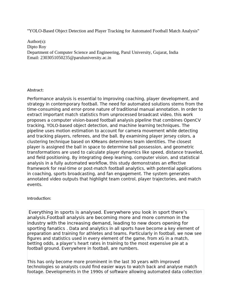 YOLO | PDF | Cluster Analysis | Analytics