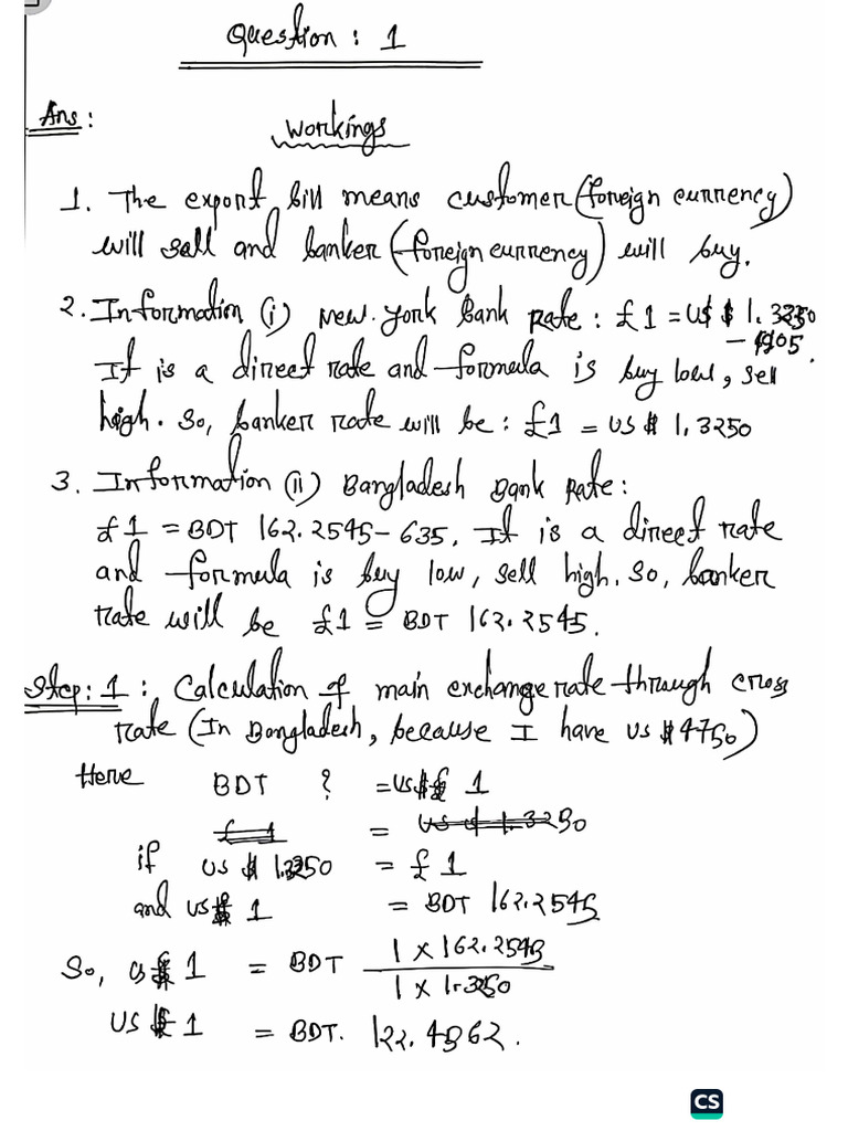 Foreign Exchange Math | PDF