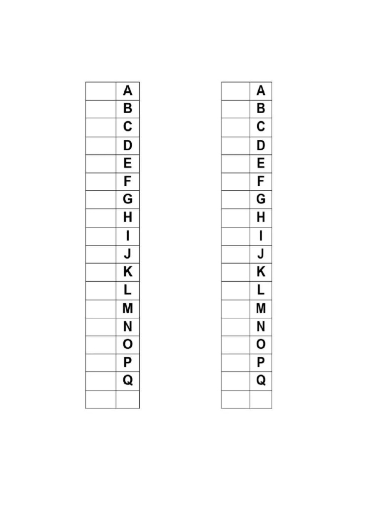 Tabbing Letter | PDF