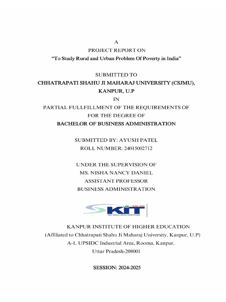 Project Research Ayush Patel | PDF