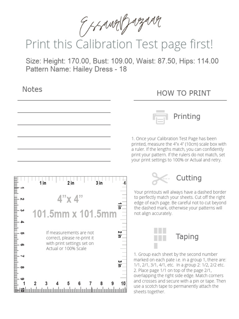 Hailey Dress sewing pattern US18 | PDF | Clothing