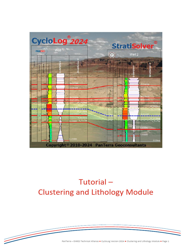Tutorial Clustering and Lithology Module | PDF | Cluster Analysis ...