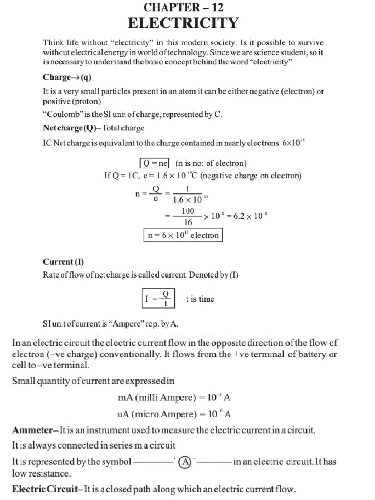47 Electricity Full | PDF