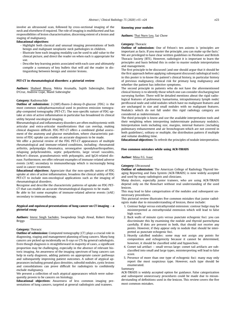 Lou 2020 | PDF | Radiology | Ct Scan