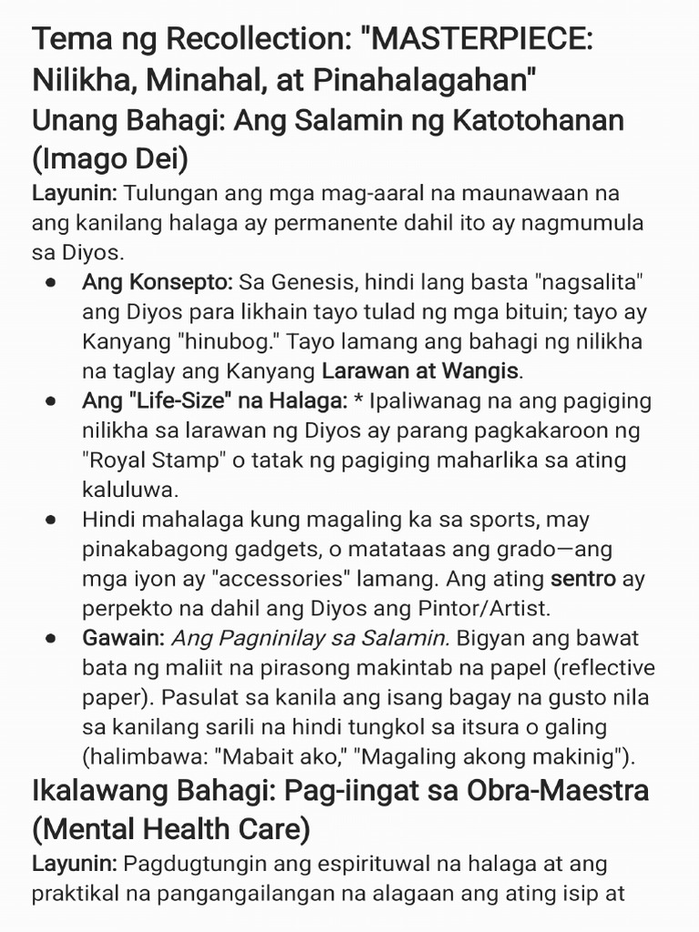 Minahal Reco | PDF