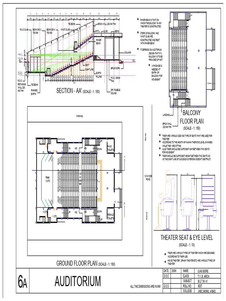 Auditorium 1 | PDF | Architectural Design | Architecture