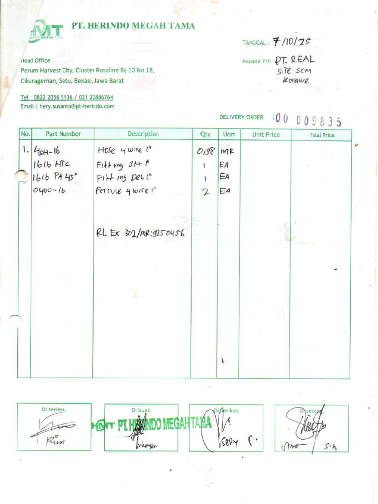 DO HMT 9835 | PDF
