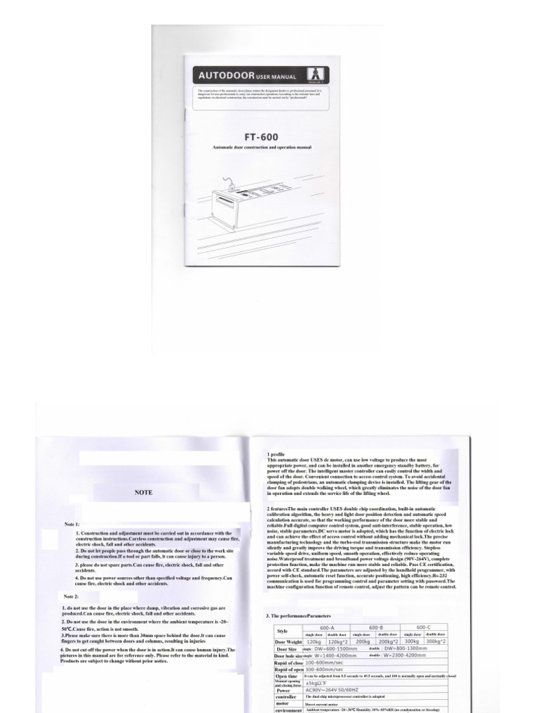 FT600 Instruction | PDF
