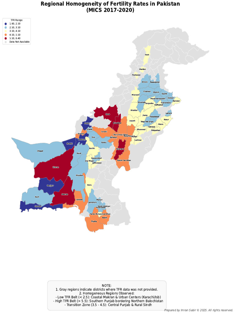 Pakistan TFR Map Imran Sabir | PDF