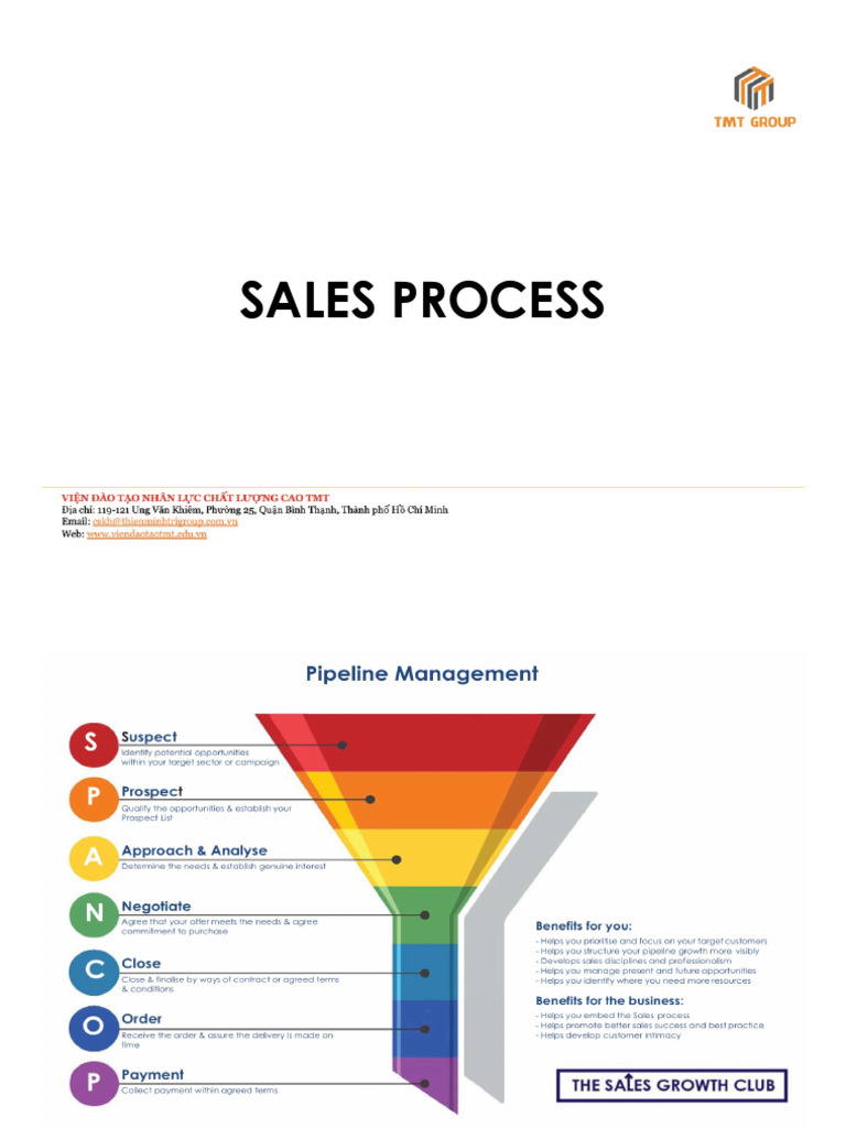 TMT 01 - Sales Process | PDF
