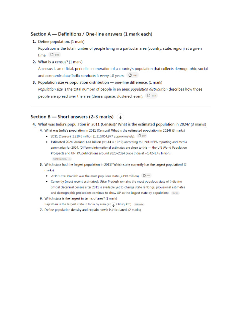Notes Geography | PDF