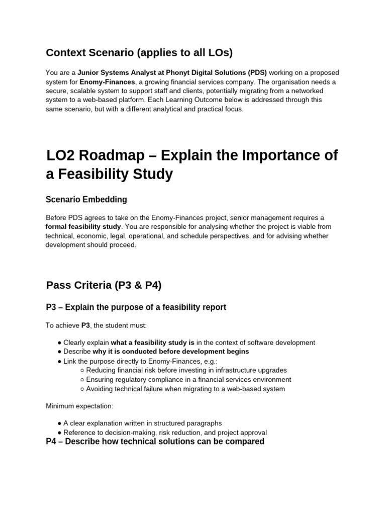 LO2 - SDLC | PDF | Feasibility Study | Decision Making