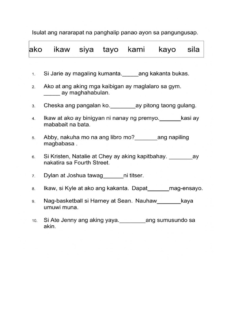 Worksheet 537212 | PDF