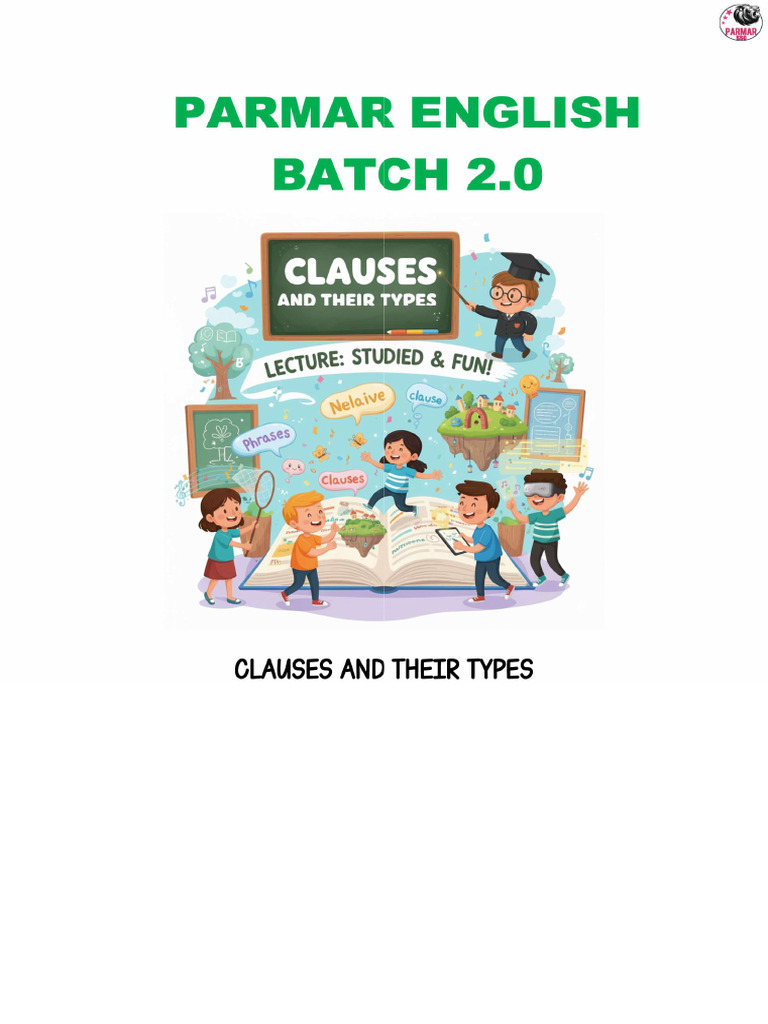 Clauses and Its Types | PDF