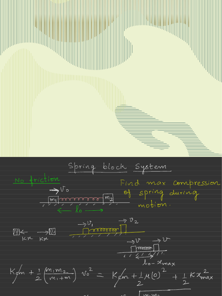 Cm Frame,Spring Blocks and Collision_250912_172155 | PDF | Classical ...