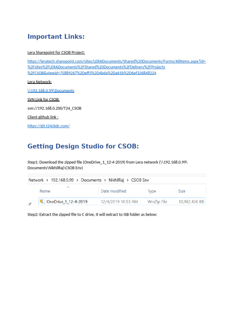 CSOB Guidelines For Onboarding Resource | PDF | Software Engineering ...