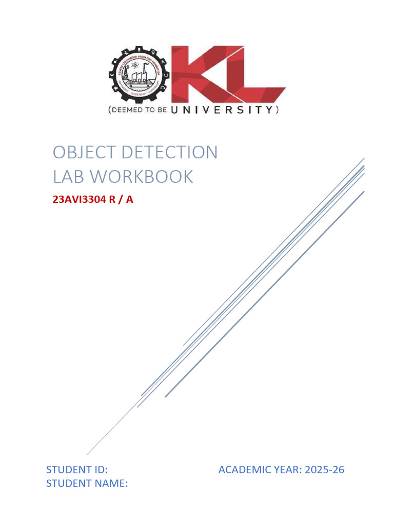 Lab Work Book 23AVI3304AR | PDF | Digital Signal Processing | Computer ...