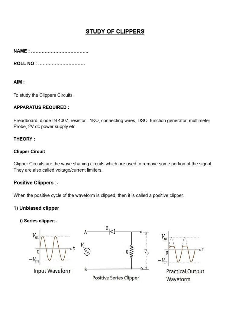 Study of Clippers | PDF