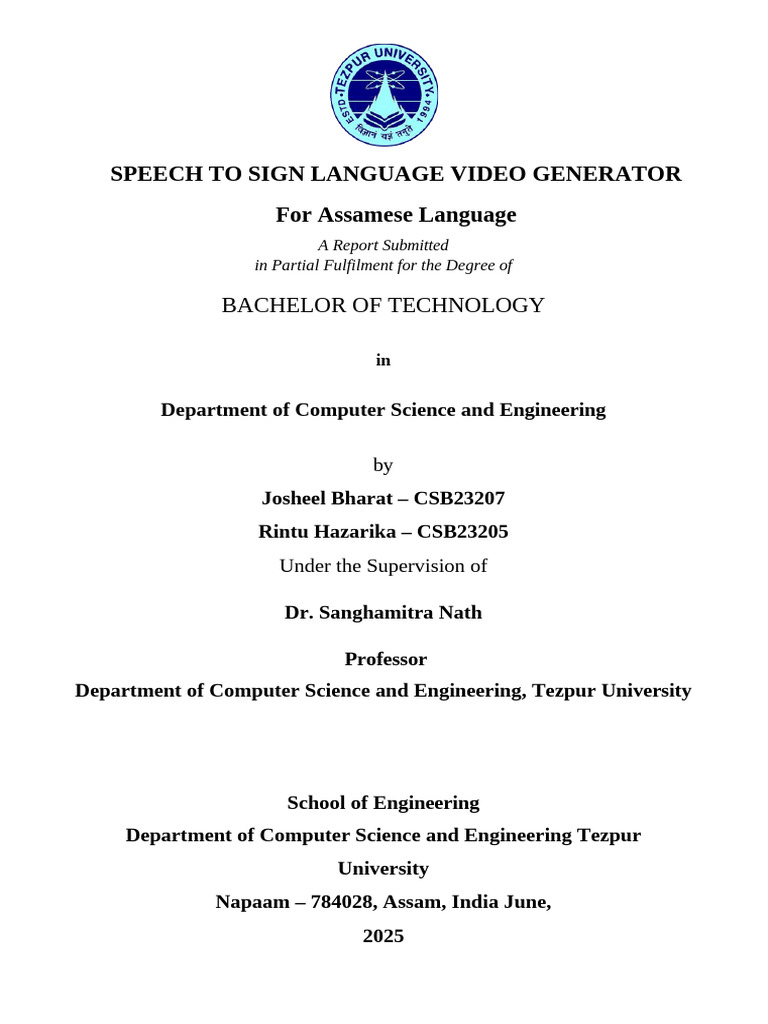 Guidelines For Preparing Report | PDF | Speech Recognition | System
