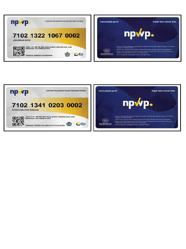 NPWP | PDF