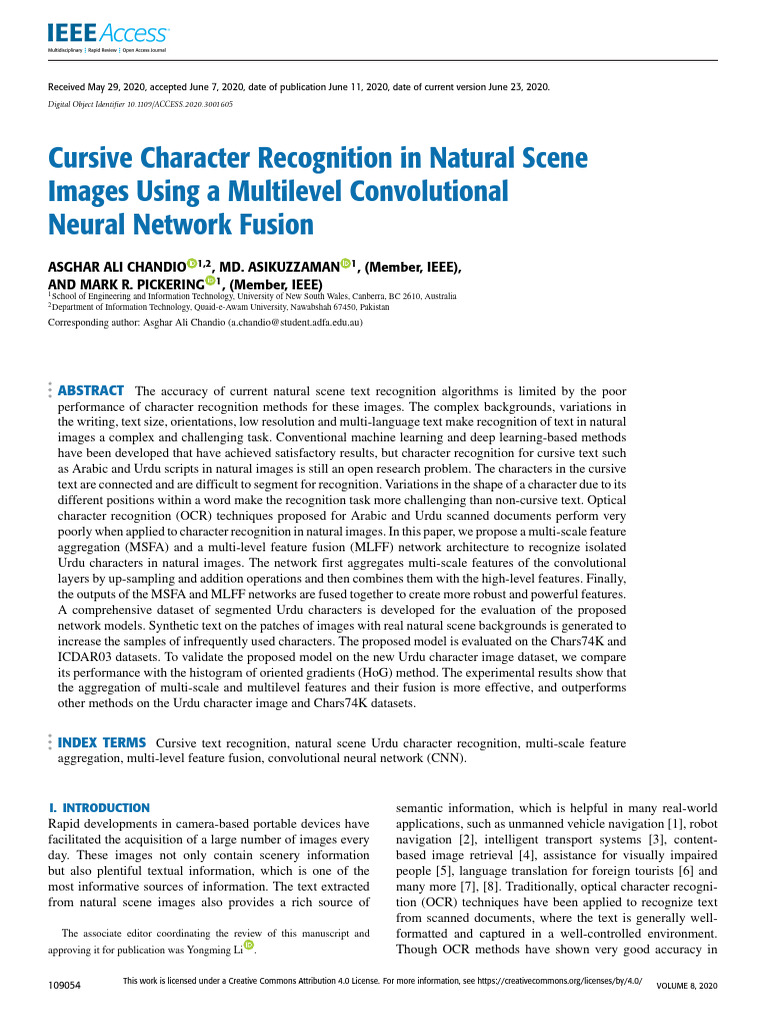 Cursive Character Recognition in Natural Scene Images Using a ...