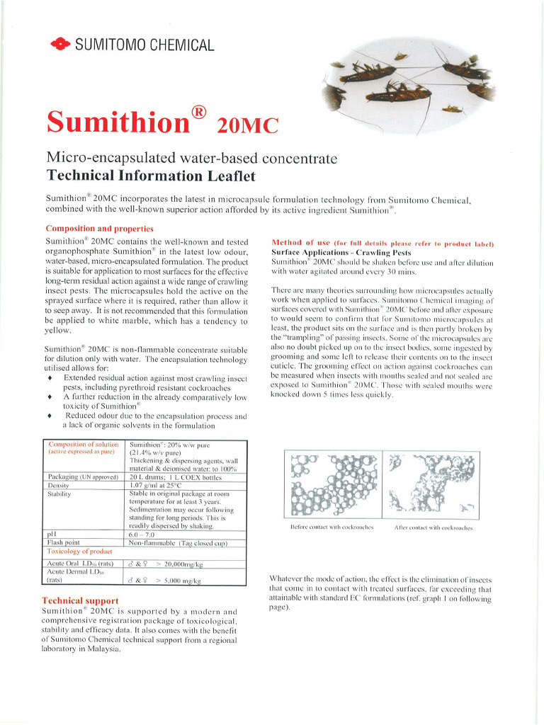 Sumithion 20 MC | PDF