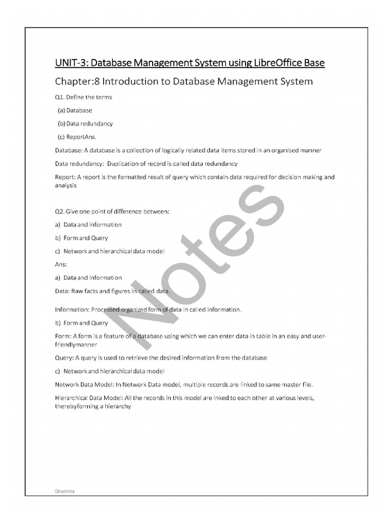 Unit 3 Book Solution | PDF