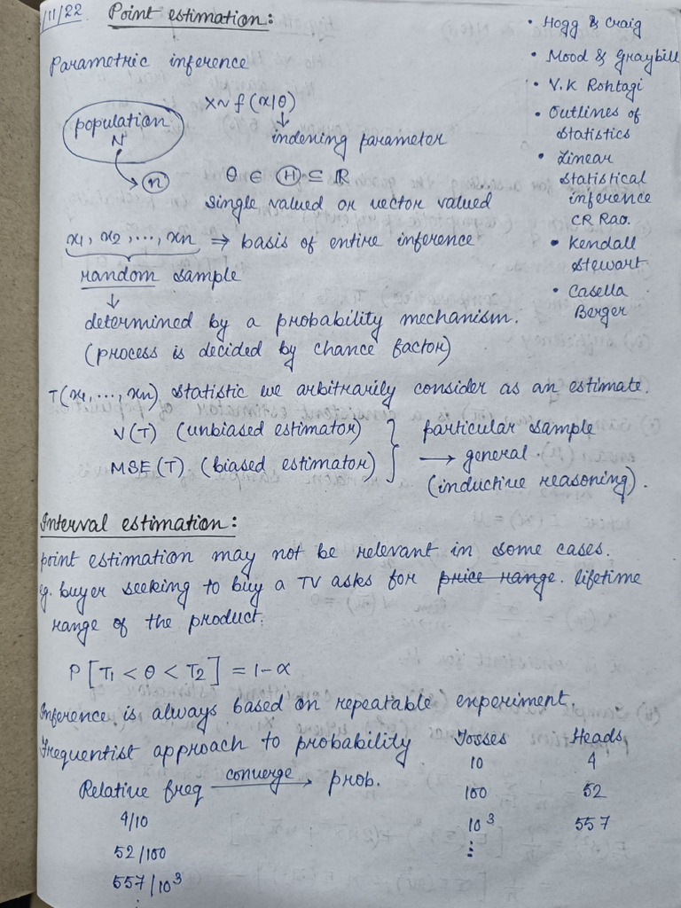 Inference New Sem Notes | PDF