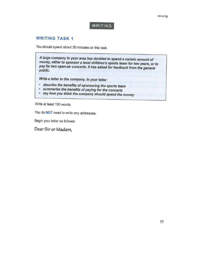 Writing GT 7 | PDF
