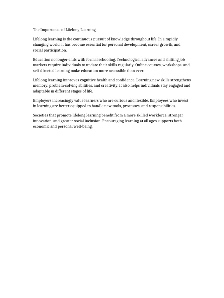 Document 4 Learning and Education | PDF