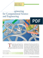 Software Engineering For Computational Science and Engineering