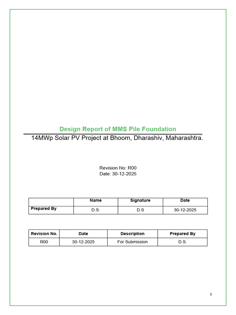 Pile Foundation Design Report | PDF | Materials Science | Solid Mechanics