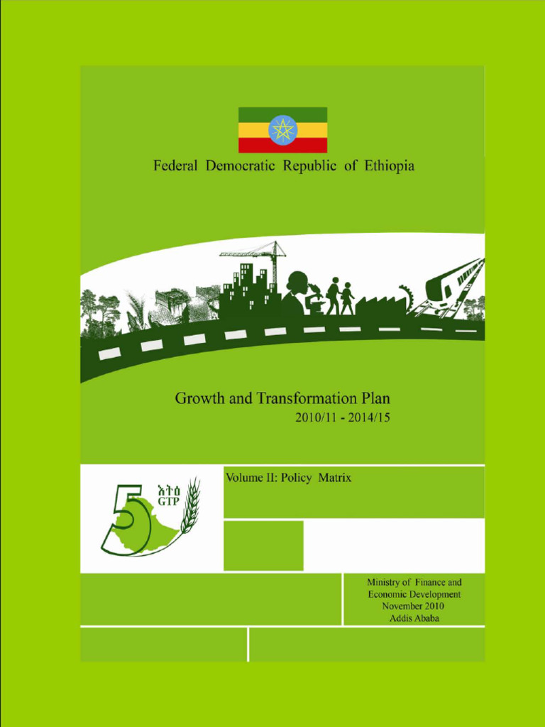 FDRE-Growth & Transformation Plan | PDF